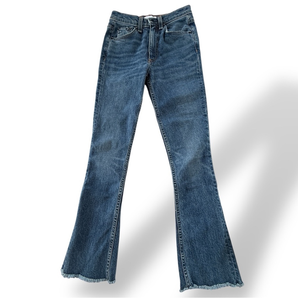 ASKK NY Split Boot Jeans in Thaw Wash Size 23